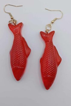 Resin Earrings made to look like Sweedish Fish! Fish Candy, Candy Earrings, Fish Earrings, Resin Earrings, Jewelry Earrings Dangle, To Look, Etsy Earrings, Dangle Drop Earrings, Dangle Earrings