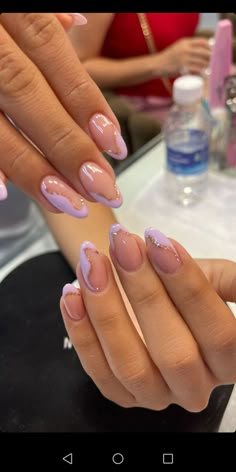 Nails Champagne, Nails Cream, Cute Almond Nails, Nails Coral, Nails Charms, Nails Colorful, Nails Chrome, Nails Silver, Gold Prom