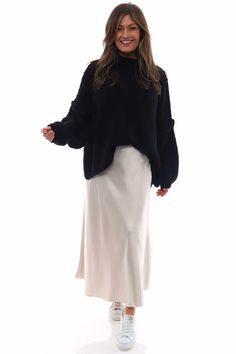 Make a statement with the Made in Italy Ottilie Skirt! Featuring a luxurious silk like fabric and elasticated waistband, the skirt is perfectly simple yet stylish. Don't miss out on this essential piece this season! - Elasticated waistband - Silk like fabric In Italy, Italy, Silk, Skirt, Stone, Fabric