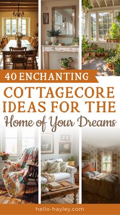 40 Enchanting Cottagecore Decor Ideas for the Home of Your Dreams Country Victorian Homes, Cottage Core Home Decor, Modern Cottagecore, English Cottage Interiors, Cottage Core Home, Moore House