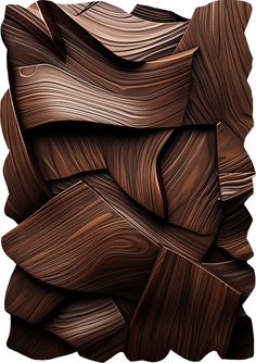 an abstract piece of wood that looks like waves