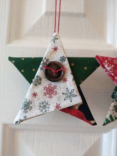 an ornament hanging from the side of a door