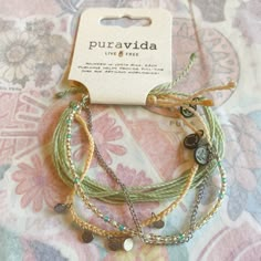 Pura Vida Bracelet Club Selections Were Only Available To Subscribers And Have A Value Of Up To $45! This Set Feels So Whimsical To Me. It's Perfect For Spring. All Pura Vida Purchases Come With A Sticker! More Pv Listings Available, Including New And New Used Bracelet Club Sets, Some Jewelry, And Other Rare Sets And Bracelets. Bundle Your Likes For 20% Off! Reasonable Offers Always Accepted Or Countered. Thanks For Looking! Pura Vida Aesthetic, Jewelry Pura Vida, Vida Aesthetic, Surviving Summer, Pura Vida Jewelry, Minty Fresh, Summer 25, Pura Vida Bracelets, Bday Gifts