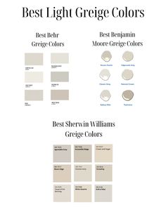 the best light grey colors for interior and exterior paint schemes, with different shades to choose from