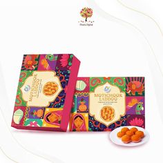 Packaging design for a Motichoor Laddu box using illustrations of traditional Indian elements. bestwindowpacketdesign #innovativepackaging #souppackagingdesign🚀 Cultural Packaging Design, Ramadan Illustration Design, Mithai Illustration, Indian Sweet Box Design, Diwali Box Packaging, Festive Packaging Design, Indian Food Packaging Design, Traditional Packaging Design, Indian Sweets Packaging