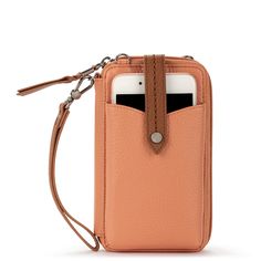 The Sak Silverlake Smartphone Crossbody - |Leather - Nectar| Silver Lake, The Sak, Phone Wallet, Compact Design, Crossbody Strap, Sales Gifts, Leather Crossbody Bag, Cross Body Handbags, For Life