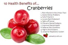 Benefits Of Cranberries, Vitamins Benefits, Cranberry Vitamins, Cranberry Benefits, Health Infographics, Bad Cholesterol