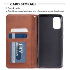 an image of a wallet style case with card slot for the samsung note 10 pro