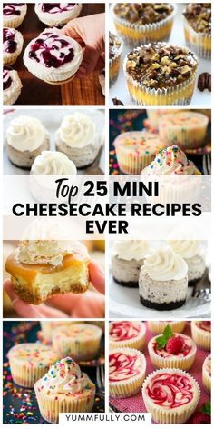 the top 25 mini cheesecake recipes ever are in this roundup, and it's easy to make