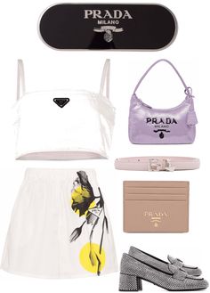 Prada Casual Outfit, Prada Collage