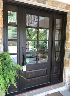 Double Door House Entrance, Wide Front Door With Windows, Custom Front Doors Entrance, Fabulous Front Doors, Front Doors That Open Outward, French Main Door, French Front Doors Entrance, Entrance Doors Ideas Front Entry, Double Front Entry Doors Modern