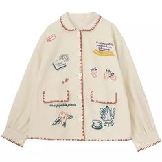 Mending Ideas, Printed Jacket, Aesthetic Moodboard, Embroidery Cotton, Art Quilt, Pattern Embroidery, Women Jacket, Project Inspiration, Shirt Embroidery