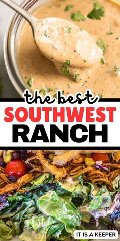 the best southwest ranch recipe is in this postcard