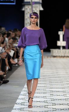 David Christian, Colour Blocking Fashion, Colour Combinations Fashion, Wearing Color, Purple Outfits, Colourful Outfits