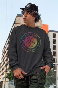 Rep the senior class with a retro style class of 2022 unisex sweatshirt that looks like a vintage fav. It'll get you through high school senior year, 2022 graduation and beyond. High School Senior Year, Senior Year Of High School