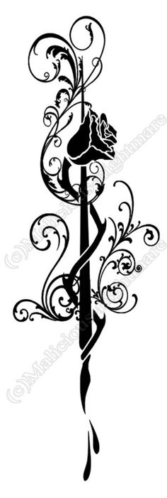 this would look cute going straight down the spine. might change it up a bit tho... probably wouldn't do the drops at the bottom Fountain Pen Tattoo, Quill Pen Tattoo, Writer Tattoo, Quill Tattoo, Mens Tattoos, Filigree Tattoo, Blue Rose Tattoos, Quill And Ink, Pen Tattoo