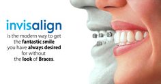 Invisalign is the modern way to get the fantastic smile you have always desired for without the look of braces. Make an Appointment: 330-336-3131 / 330-784-4441 Dental Art, Health Board, Make An Appointment, Dental Health, Braces, The Modern, Health