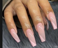 Her Nails, Acrylic Coffin, Pink Nail, Pink Acrylic Nails, Dream Nails, Coffin Nails Designs, Fire Nails, Pretty Acrylic Nails