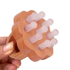 PRICES MAY VARY. Real Rose Quartz：The comb combines Crystal and wood, and the massage part is made of real jade. The natural material is healthy for the skin. Why to Massage Scalp? Appropriate daily scalp massage helps to remove dandruff, psoriasis, dead skin cells and itching. It can also relieve stress, improve blood circulation, and effectively stimulate hair growth. Scalp Massage: 9 small massage teeth, smooth jade that easily touches the scalp, can be massaged with the usual amount of combi How To Relieve Headaches, Stimulate Hair Growth, Massage Roller, Massage Tools, Styling Tools, Headache, Hair Brush