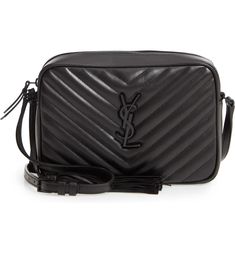 Ysl Camera Bag, Ysl Lou Camera Bag, Ysl Bags, Leather Camera Bag, Saint Laurent Bags, Leather Cross Body Bag, Quilted Purses, Camera Bags