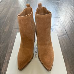 Marc Fisher Suede Boots In Tan, Size 6. New In Box. Marc Fisher, Suede Boots, Bootie Boots, Ankle Boots, Size 6, Women Shoes, Boots, Women Shopping, Color