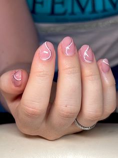 Trajni Lak Ideas, Gold Gel Nails, Minimal Nails, Glow Nails, Pretty Nail Art Designs, Cute Gel Nails, Shellac Nails, Ballerina Nails