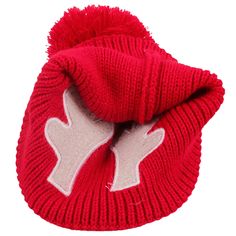 Featuring a unique design of Rudolph, this baby beanie offers a festive style perfect for any winter adventure. Keep your little one warm and stylish all season with this fun and playful beanie! Red Holiday Hats For Winter, Playful Warm Beanie For Outdoor, Cute Warm Winter Beanie, Warm Playful Cap Beanie, Red Winter Beanie, Playful Winter Hats, One Size, Red Winter Hats For Gifts, Red Winter Hat As A Gift, Red Beanie One Size Fits Most