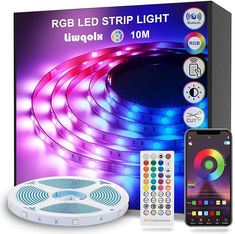 the rgb led strip light with remote control and appliance for home use