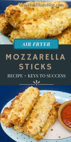 the recipe for air fryer mozzarella sticks