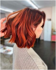 Red Hair Ideas, Short Red Hair, Red Curly Hair, Ombré Hair, Short Straight Hair, Auburn Hair, Short Natural Hair Styles