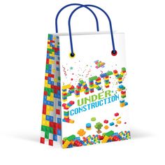 PRICES MAY VARY. Professionally designed Building Blocks Party favor treat bags, ideal for any kids celebration! Perfect for any occasion such as kids parties, arts & craft activities, baby showers, weddings and more! These bright and lively colorful goody bags create great fun in kids parties! Bag measures 8.5” tall, 5.5” wide, 2.5" depth.. Each package includes 12 bags. Sturdy & lightweight. Good size to hold all your party favors! 100% satisfaction guaranteed. Make it a great party! Premium B Lego Party Favors Walmart, Lego Goodie Bags Favors, Front Room Decor, Lego Themed Party, Lego Birthday Party, Goody Bags, Lego For Kids, Birthday Party Banner, Family Room Decorating