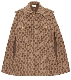 Gucci - Oversized tweed cardigan | Mytheresa Cashmere Cape, Jacket Cape, Capes & Ponchos, Burberry Coat, Cashmere Poncho, Gucci Outfits, Wool Poncho, Wool Cape, Instant Messaging