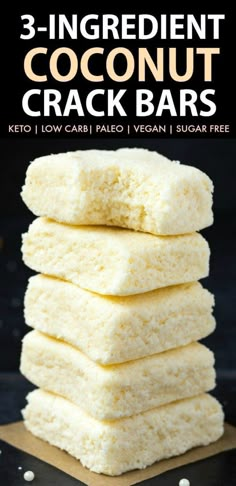 Dessert Parfait, Coconut Candy, Low Carb Snack, Dessert Aux Fruits, Vegan Sugar