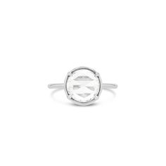 Round Rose Cut Ring - 1.25CT– GRACE LEE Bezel Setting, Diamond Cuts, Yellow Gold, Thing 1