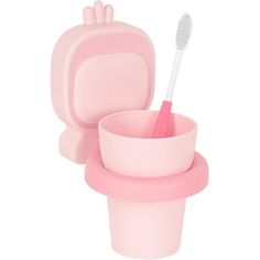 Feature: - Suitable for smooth surfaces such as smooth tile, wooden wall, smooth marble, smooth glass, frosted glass, smooth metal, etc. - Toothbrush cup size is moderate, suitable for children to hold. Note: - Tooth brush cup holder only, toothbrushes and toothpaste are not included. Color: Pink. Kids Bath Accessories, Toothbrush And Toothpaste, Toothbrush And Toothpaste Holder, Kids Teeth, Brush Teeth Kids, Accessories Organizer, Toothpaste Holder, Cute Bedroom Ideas, Tooth Brush