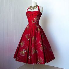 50 Dresses, Alfred Shaheen, 1950's Dress, 1950 Fashion, Rockabilly Style, Fashion 1950s, Red Sun, Retro Mode