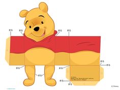 winnie the pooh paper toy with instructions