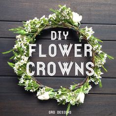 GRO Floral and Event Design | DIY Flower Crowns: Awaken Your Inner Flower Child #flowercrowns #diy Diy Flower Crowns, Coachella 2020, Haku Lei, Floral Headdress, Diy Flower Crown, Floral Crowns, Music Festival Fashion, Tahoe Wedding, Festival Diy