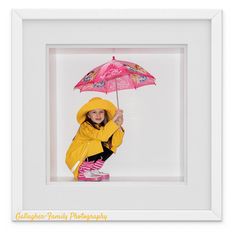 Child Box Photography by Gallagher-Family Photography She's got her slicker, boots, and umbrella - all she needs now is the rain. #childphotography #girl #box #cute #umbrella #rain #young #pretty #portrait #smile #frame Gallagher Family, Cute Umbrella, Portrait Smile, Box Photography, Location Photography, The Rain, Rainy Day, Family Photography