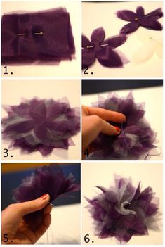 step by step instructions on how to make a flower headband