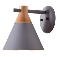 Solid Wood Nordic Macaroon Sconce Light Fixture With Metal Wall Arm Grey Grey Style, Nordic Style, Modern Materials, Light Fixture, Metal Walls, Pink Yellow, Wall Sconces, Light Fixtures, Blue Grey