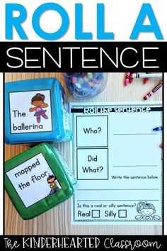 the rolla sentence is an interactive activity for kids to practice reading and writing skills