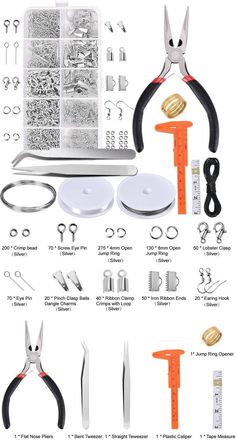 the tools needed to make this project include scissors, pliers, wire cutters and more