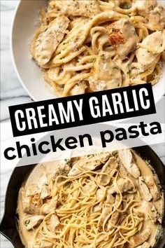 Chicken Pasta Sauce Recipes, Chicken Penne Recipes, Chicken Pasta Sauce, Creamy Garlic Chicken Pasta, Popular Pasta Recipes, Chicken Penne Pasta, Garlic Chicken Pasta, Penne Pasta Recipes, Chicken Penne