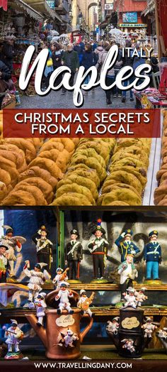 there are many different types of baked goods in this market with text overlay that says, it all makes christmas secrets from a local