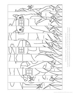 a coloring page for children to learn how to draw and color the image with their own hands