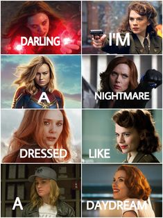 the avengers are all in different ways to describe what they're doing and how they look