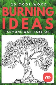 the book cover for burning ideas anyone can take on, featuring an image of a tree