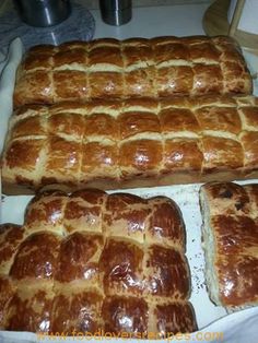 four square pastries sitting on top of a table