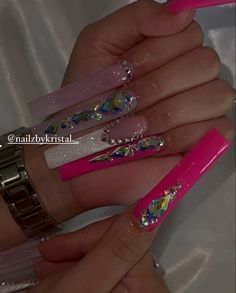 Nails Acrylic Xxl, Buchona Nails, Cute Nails Acrylic, Xxl Nails, Nail Soak, Acrylic Toe Nails